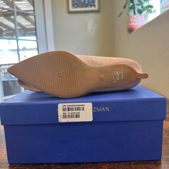 Stuart Weitzman Wren 75 Suede Bootie - Picture 14 of 15